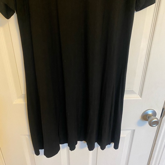 4/$10 Black t-shirt dress, size XL - Picture 4 of 6